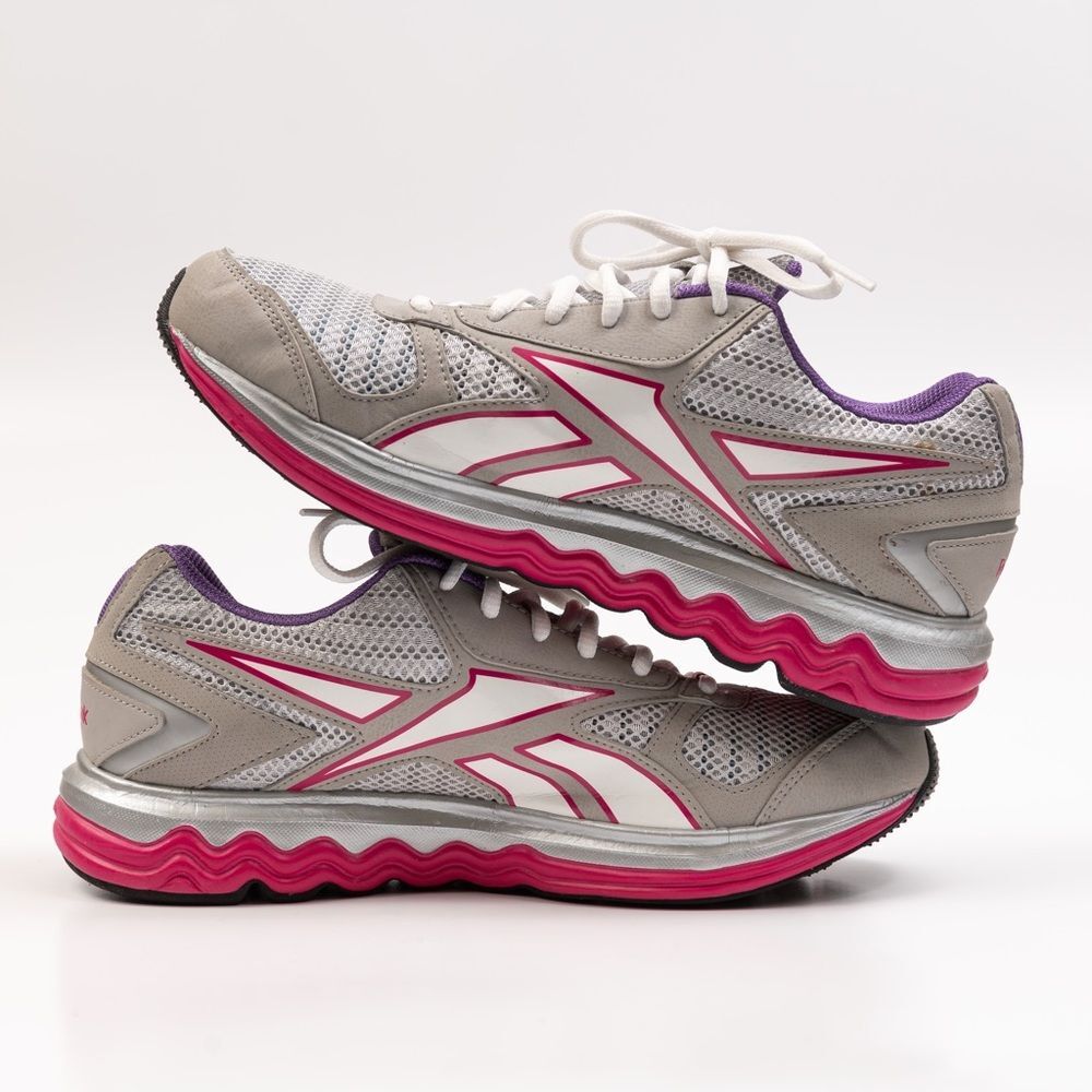 Reebok DMX Ride Sneakers gray pink Shoes size 10